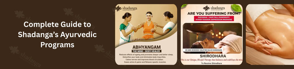 The Complete Guide to Shadanga’s Ayurvedic Programs for Mind, Body, and Soul